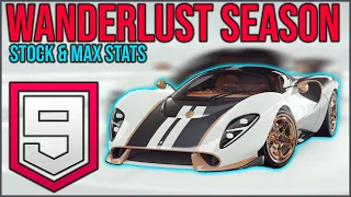 Asphalt 9 NEW CARS STOCK & MAX STATS | Asphalt 9 WANDERLUST AND FIFTH ANNIVERSARY SEASON PATCH NOTES