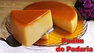 Pudim de Padaria igualzinho de Antigamente!!! Simples e Maravilhoso