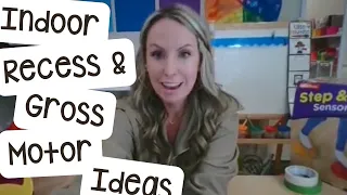 Indoor Recess & Gross Motor Ideas for Preschool, Pre-K, and Kindergarten