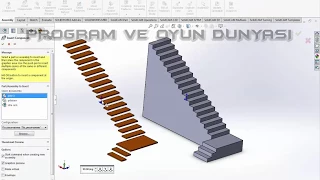 Solidworks Tutorial - Stairs in Solidworks 2016.