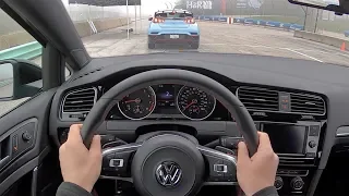 2019 VW GTI 2.0T DSG vs. 2019 Hyundai Veloster N Performance Package - POV Track Comparison