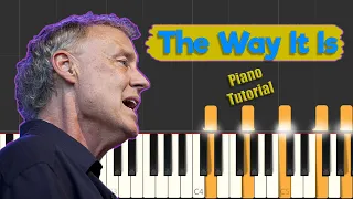 Bruce Hornsby - The Way It Is - Piano Tutorial (Piano Part)