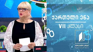 ქართული, VII კლასი - ,,ლექსი ვეფხისა და მოყმისა“ #ტელესკოლა