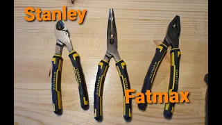 Stanley Fatmax небольшой обзор плоскогубцев и бокорезов, сделано во Франции.