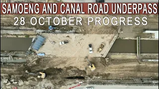 Samoeng and Canal Road Underpass Update - สี่แยกต้นเกว๋น 28 October 2020