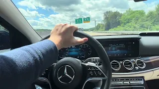 2022 Mercedes E350 (W213) POV Drive on the Highway