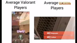 Average valorant player vs average tf2 player