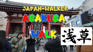 4k-Tokyo Asakusa Walking In Tokyo Japan Tour Guide