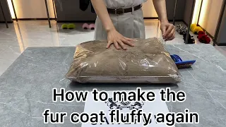 HOW TO TAKE CARE OF YOUR FUR COAT AFTER IT  ARRIVES ? #fur #coat #foxfur #luxury #unboxingvideo