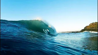 SURFING PUMPING PORTHLEVEN, CORNWALL