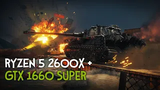 Ryzen 5 2600X + GTX 1660 Super 6Gb World of Tanks Мирный: Надежа