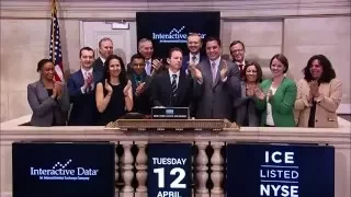 ICE/Interactive Data Rings Opening Bell at NYSE