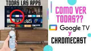 🧐📺Cómo ver TODAS las aplicaciones de Google TV instaladas!!