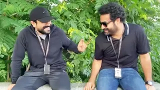 Ram Charan And Jr Ntr Cute Moments @ RRR Shooting | MS Entertainments