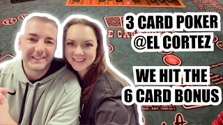 3 CARD POKER AT EL CORTEZ LAS VEGAS!