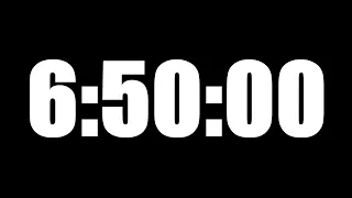 6 HOUR 50 MINUTE TIMER • 410 MINUTE COUNTDOWN TIMER ⏰ LOUD ALARM ⏰