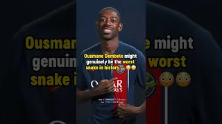 Dembele the WORST SNAKE in history? 😳 #football