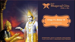 #406 Bhagavad-gita Chapter 11,Śloka 14 -Kartikeya das