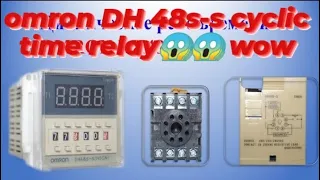 omron DH 48s-s cyclic time relay DH48S Релe времени схема подключения на узбекском языке