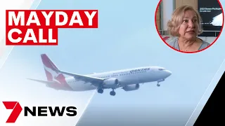 Qantas passenger jet touched down safely at Sydney Airport with only one engine | 7NEWS