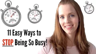 How to Waste Your Motherhood:  Being Too Busy | 11 EASY Ways to Stop Being So Busy!