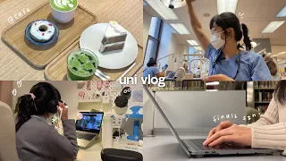 uni vlog 🥨 busy finals season, lots of studying, new study spots, life of a dental student