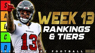 Top 40 Wide Receiver Rankings - Week 13 Fantasy Football