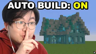 Gw Ikut Lomba Building, Tapi Diem Diem Pake Mod Build Otomatis di Minecraft