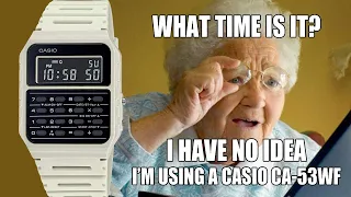 Casio CA-53WF - Can you tell the time on Casio's new version of its classic calculator watch?
