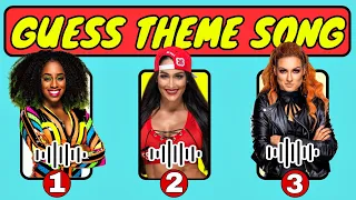 Can You Guess WWE Female Superstar From Their Theme Music 🎵🎶✅. Ft. Ronda Rousey, Sasha Bank Etc..