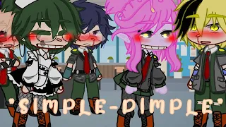 "Simple-Dimple" (Dekubowl)(Cross-dressing Deku Au)[My Au][MHA/BNHA]not original