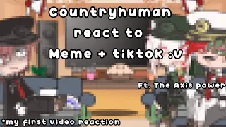 " COUNTRYHUMAN react to meme of n*z! and tiktok 😭💅🏻.read Desk plis 🥲