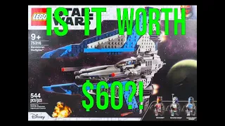 Should you buy the LEGO Star Wars Mandalorian Starfighter? (set 75316 honest review)