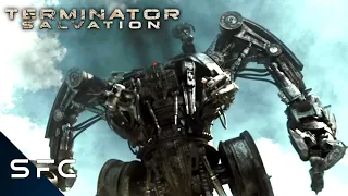 Terminator Salvation | The Harvester Attacks | Full Scene | 2009 Movie