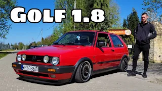 Własnoręcznie i ze smakiem - Piotr i jego Volkswagen Golf 1.8 swap