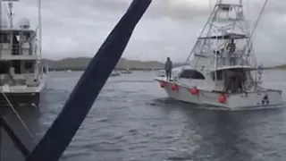 Impressive boat handling!
