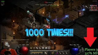 Running Pindleskin 1000 Times!! Diablo 2 Resurrected. Loot drop highlights!