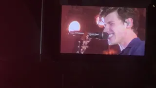 Shawn Mendes performing 'Lost in Japan' at HollyWood Bowl concert in Los Angeles Oct 20 2018