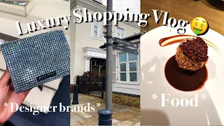 Mini Luxury Shopping Vlog | Food, Christian Louboutin, Dior, YSL, Prada