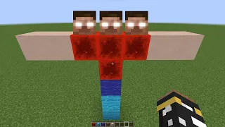 what if you create a BLOOD TRIPLE HEROBRINE in MINECRAFT