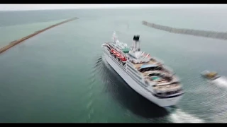 DJI MAVIC PRO 4K - Flying Over a Cruise Ship!!!