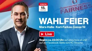 Wahlfeier der FPÖ 2017