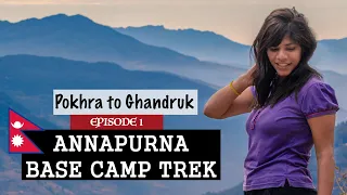 Annapurna Base Camp Trek Without Guide - E01 | Ghandruk to Chomrong | Permits, Accommodation, Route