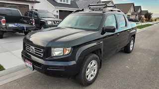 2008 Honda Ridgeline for $4,200. Runs great but high miles.