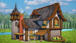 Minecraft: Simple Medieval House Tutorial