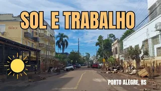 Tempo firme ajuda na limpeza de Porto Alegre, que segue com muito entulho e lama - 01/06/2024