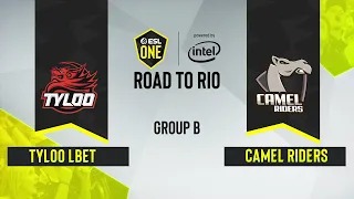 CS:GO - Camel Riders vs. TYLOO LBET [Dust2] Map 1 - ESL One Road to Rio - Group B - ASIA