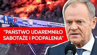 Seria pożarów w Polsce. Tusk: Sprawa jest poważna