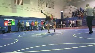 01/27/23 Flanagan vs Cardinal Gibbons Wrestling Rafael Echevarria 138lbs