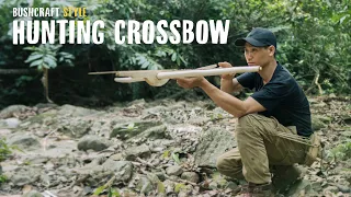 Jungle Survival Challenge [4K] | Bushcraft Style: Hunting Crossbow - Survival Challenge